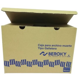 CAJA PARA ARCHIVO TIPO GALLETERA BEROKY