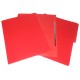 FOLDER CON BROCHE 8 CMS TAMAÑO CARTA ROJO