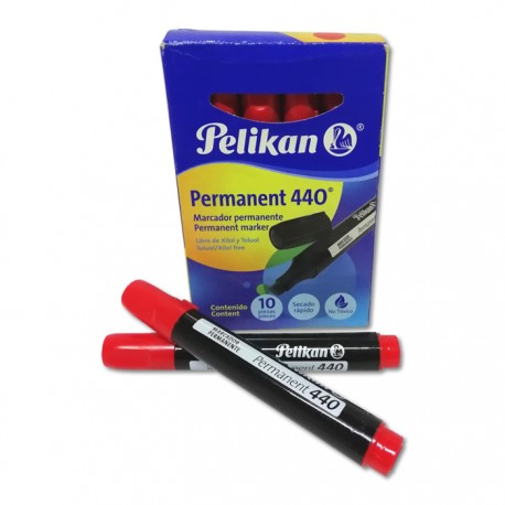 MARCADOR PERMANENTE ROJO PELIKAN