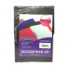 FOLDER CON BROCHE 8 CMS TAMAÑO OFICIO NEGRO