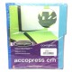 FOLDER CON BROCHE 8 CMS TAMAÑO CARTA CON REFUERZO AZUL CLARO