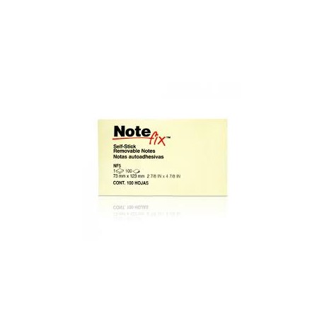 NOTAS ADHESIVAS 3X5 AMARILLO NOTE FIX