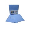 FOLDER CON BROCHE 8 CMS TAMAÑO CARTA AZUL CLARO