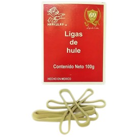 LIGA DE HULE NATURAL No 33 HERCULES EN CAJA