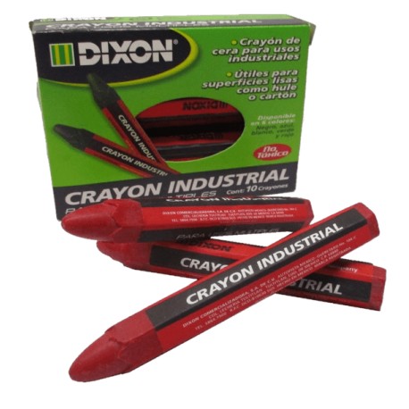 CRAYON INDUSTRIAL DIXON COLOR ROJO