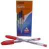 BOLIGRAFO TRIANGULAR MEDIANO COLOR ROJO MAE