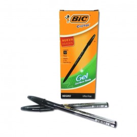 BOLIGRAFO BIC CRISTAL GEL NEGRO