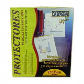 MICA PROTECTOR DE HOJAS KINERA LIGHT CON 200 PIEZAS