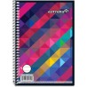 LIBRETA DE APUNTES CON ESPIRAL ESTRELLA 1/8 RAYADO