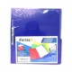 FOLDER CON BROCHE 8 CMS TAMAÑO CARTA AZUL REY