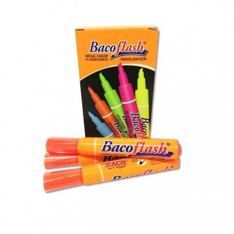 MARCATEXTOS NARANJA BACOFLASH