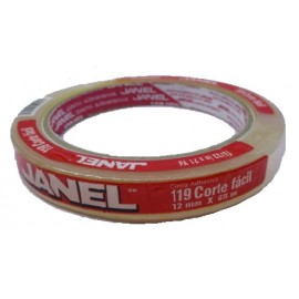 CINTA ADHESIVA JANEL 119 MEDIDA 12 MM X 65 MTS