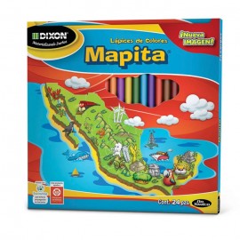 COLORES MAPITA CON 24 COLORES LARGOS DIXON