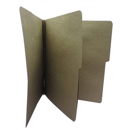 FOLDER CON BROCHE 8 CMS TAMAÑO CARTA KRAFT