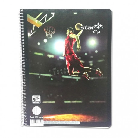 CUADERNO PROFESIONAL ESPIRAL C-5 100 HOJAS ESTRELLA STAR KID