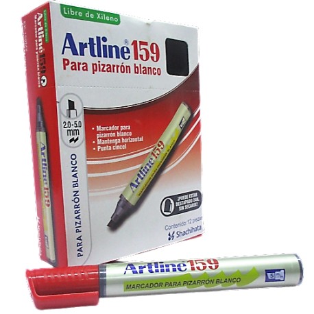 MARCADOR PARA PIZARRON ARTLINE 159 ROJO