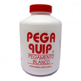 PEGAMENTO LIQUIDO BLANCO PEGA QUIP 500 GRAMOS