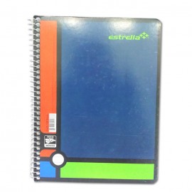 CUADERNO FRANCESA ESPIRAL RAYA 100 HOJAS ESTRELLA