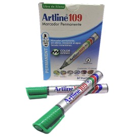 MARCADOR PERMANENTE VERDE ARTLINE