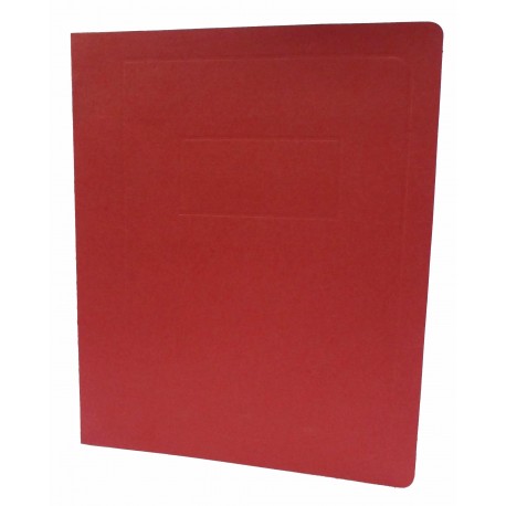 FOLDER CON PALANCA TAMAÑO CARTA ROJO