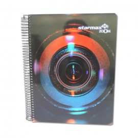 CUADERNO PROFESIONAL ESPIRAL CUADRO GRANDE 200 HOJAS ESTRELLA STAR MAX ZOOM