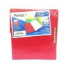 FOLDER CON BROCHE 8 CMS TAMAÑO CARTA ROJO