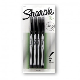 ESTILOGRAFO DESECHABLE SHARPIE COLOR NEGRO BLISTER