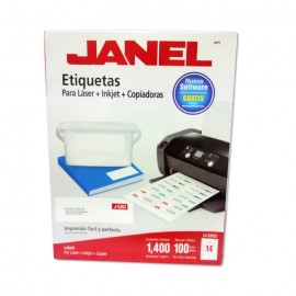 ETIQUETAS BLANCAS PARA LASER JANEL