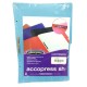 FOLDER CON BROCHE 8 CMS TAMAÑO OFICIO AZUL CLARO