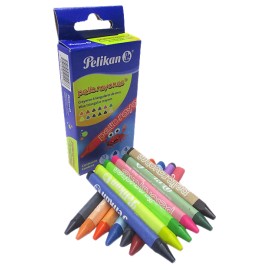 CRAYONES DE CERA TRIANGULARES PELICRAYONES CON 12 PIEZAS