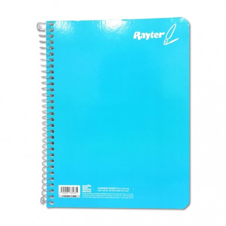 CUADERNO FRANCESA CUADRO GRANDE CON 100 HOJAS RAYTER