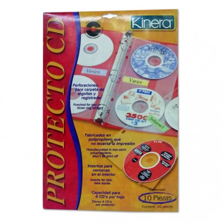 MICA PARA CDS CON 10 PIEZAS AZOR