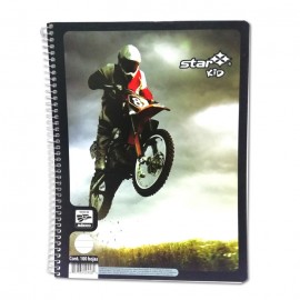 CUADERNO PROFESIONAL ESPIRAL RAYA 100 HOJAS ESTRELLA STAR KID