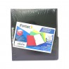 FOLDER CON BROCHE 8 CMS TAMAÑO CARTA NEGRO