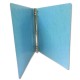 CARPETA PRESSBOARD CARTA CON ARGOLLA DE 1/2 PULGADA AZUL CLARO