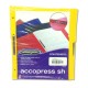 FOLDER CON BROCHE 8 CMS TAMAÑO CARTA AMARILLO
