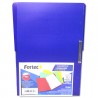 FOLDER CON BROCHE 8 CMS TAMAÑO OFICIO AZUL REY
