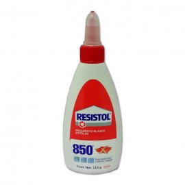 PEGAMENTO LIQUIDO BLANCO ESCOLAR RESISTOL 850 DE 110 GRAMOS