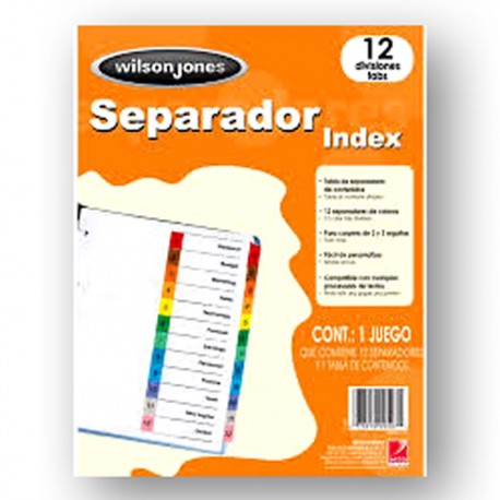 SEPARADORES WILSON JONES 12 DIVISIONES MODELO P1348