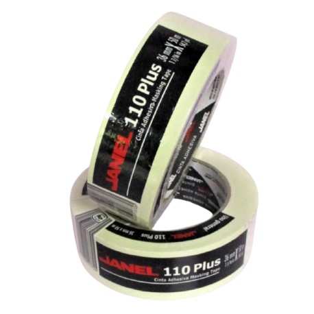 CINTA MASKING TAPE JANEL MODELO 110 PLUS 36 MM X 50 MTS