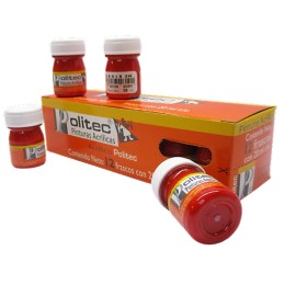 PINTURA POLITEC 20ML ROJO