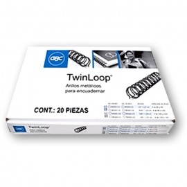 ARILLO METALICO NEGRO 3/4 PULGADAS CON 20 PIEZAS GBC