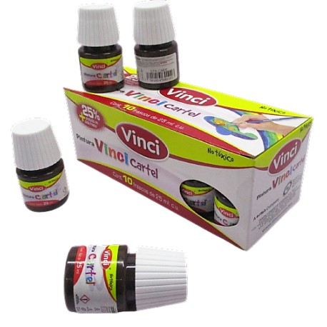 PINTURA VINCI 25ML COLOR CAFE