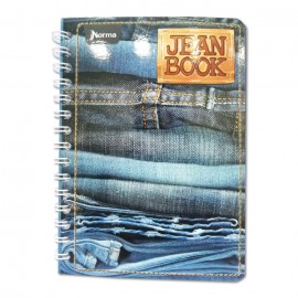 CUADERNO FRANCESA ESPIRAL DOBLE CUADRO GRANDE CON 100 HOJAS JEAN BOOK