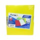 FOLDER CON BROCHE 8 CMS TAMAÑO CARTA AMARILLO
