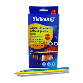 LAPICES DE COLORES PELIKAN CON 24 COLORES