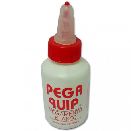 PEGAMENTO LIQUIDO BLANCO PEGA QUIIP 60 GRAMOS