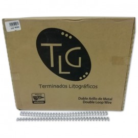 ARILLO METALICO NEGRO 1/4 TLG CON 135 PZAS