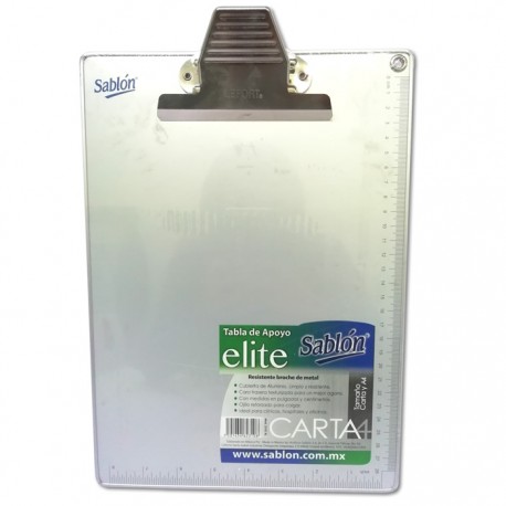 TABLA SUJETAPAPEL DE ALUMINIO TAMAÑO CARTA