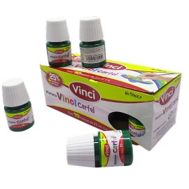 PINTURA VINCI 25ML COLOR VERDE ESMERALDA